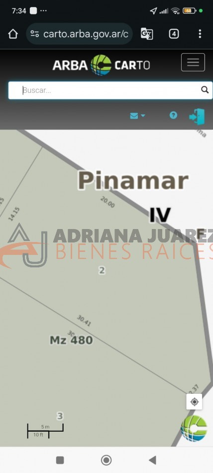 Terreno Unifamiliar en Mar de Ostende - Pinamar